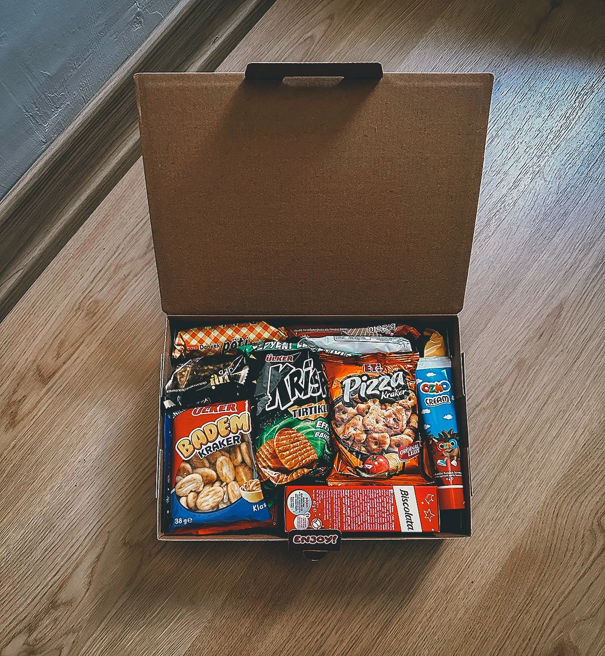 Open Turkish Munchies snack box