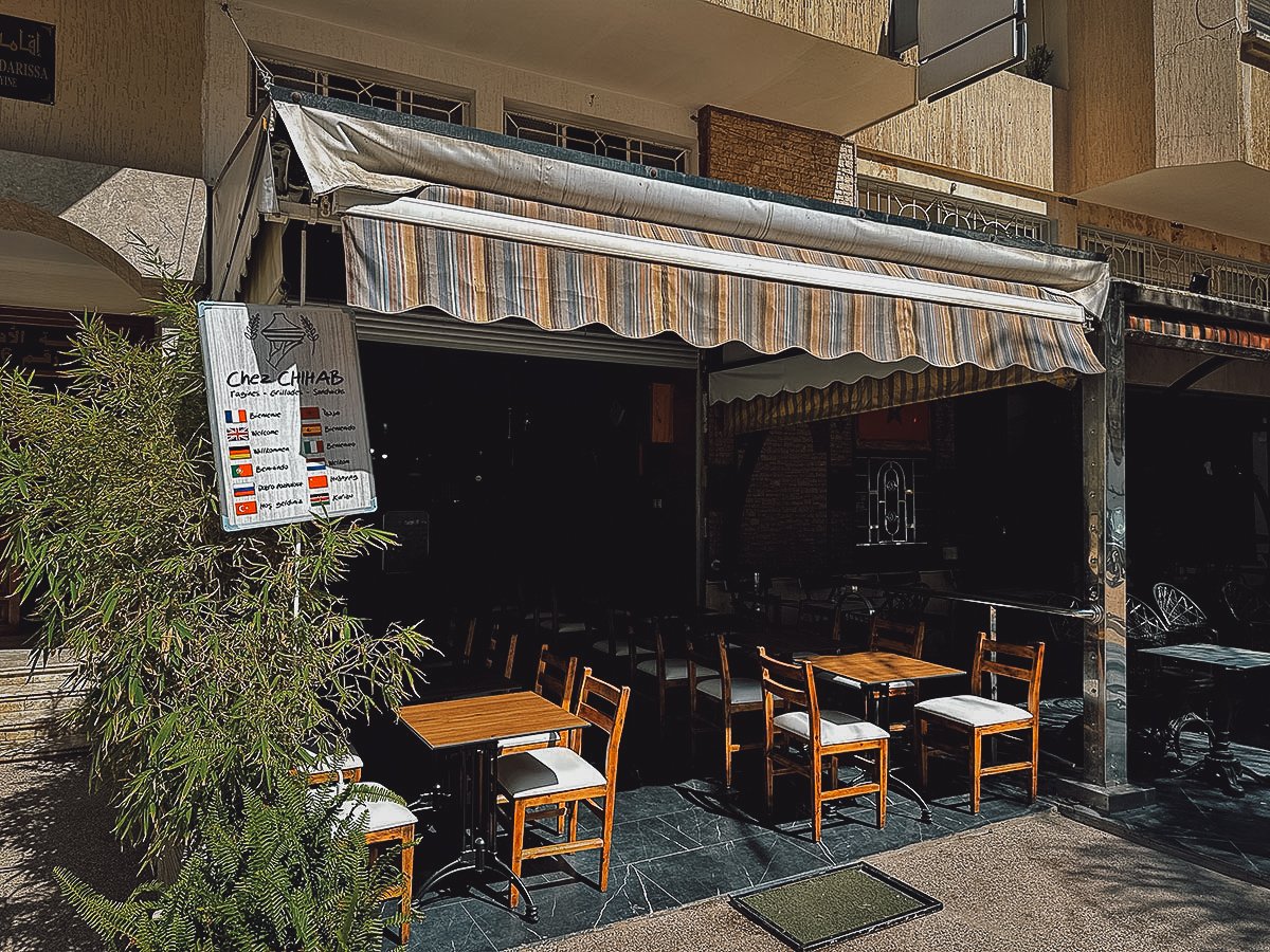 Chez Chihab restaurant in Rabat