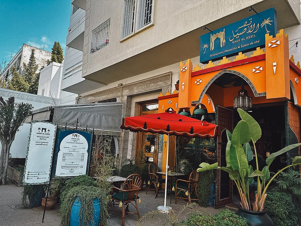 Kasr Al Assil restaurant in Rabat