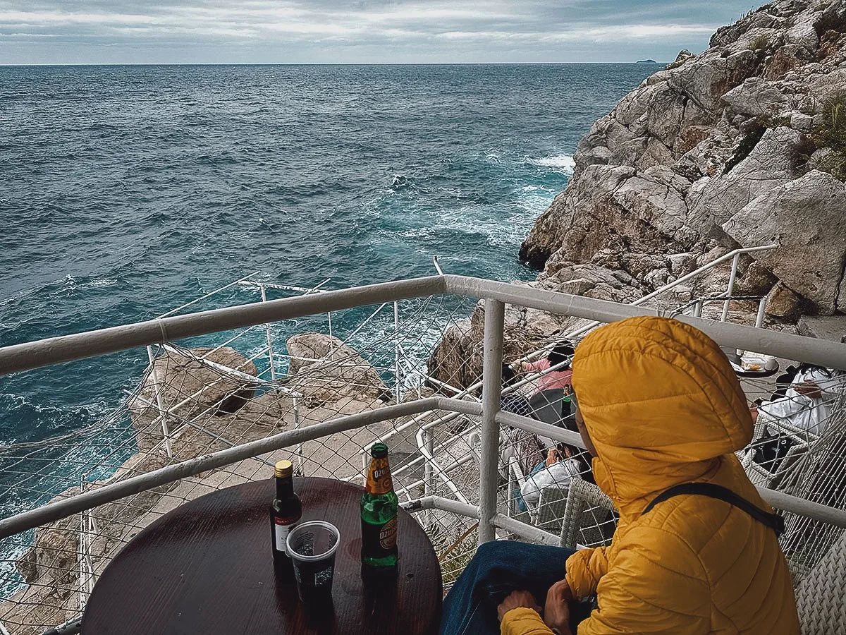 View from Buza Bar in Dubrovnik