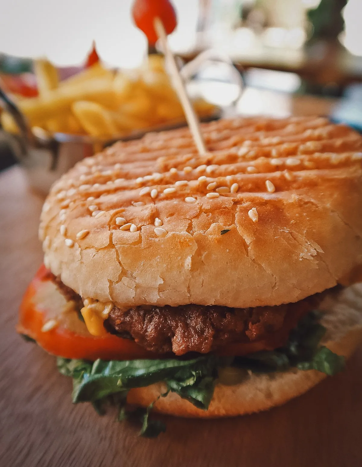 The Best Restaurants in Fez Camel burger at a restaurant in Fez