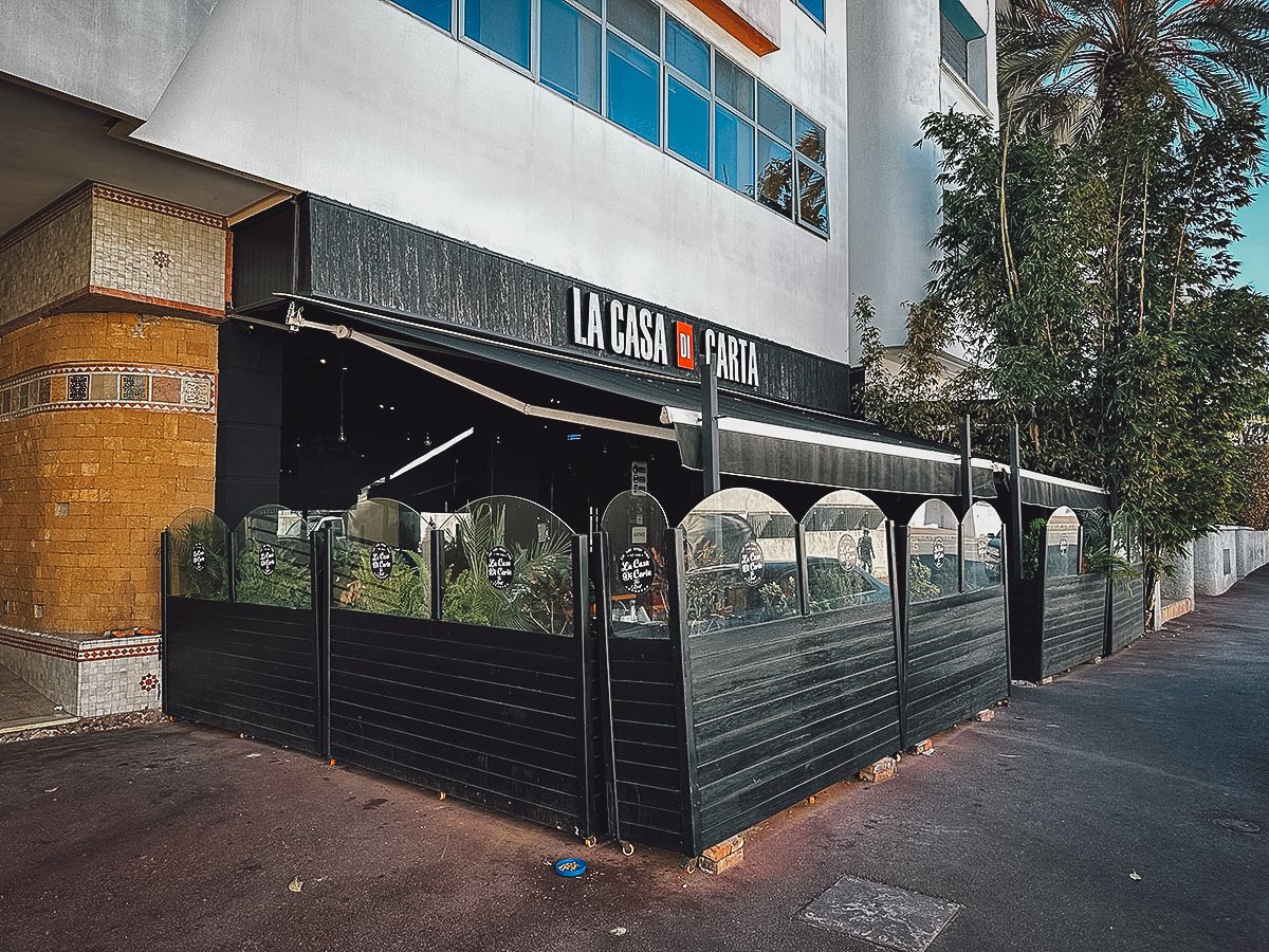 La Casa Di Carta restaurant in Rabat