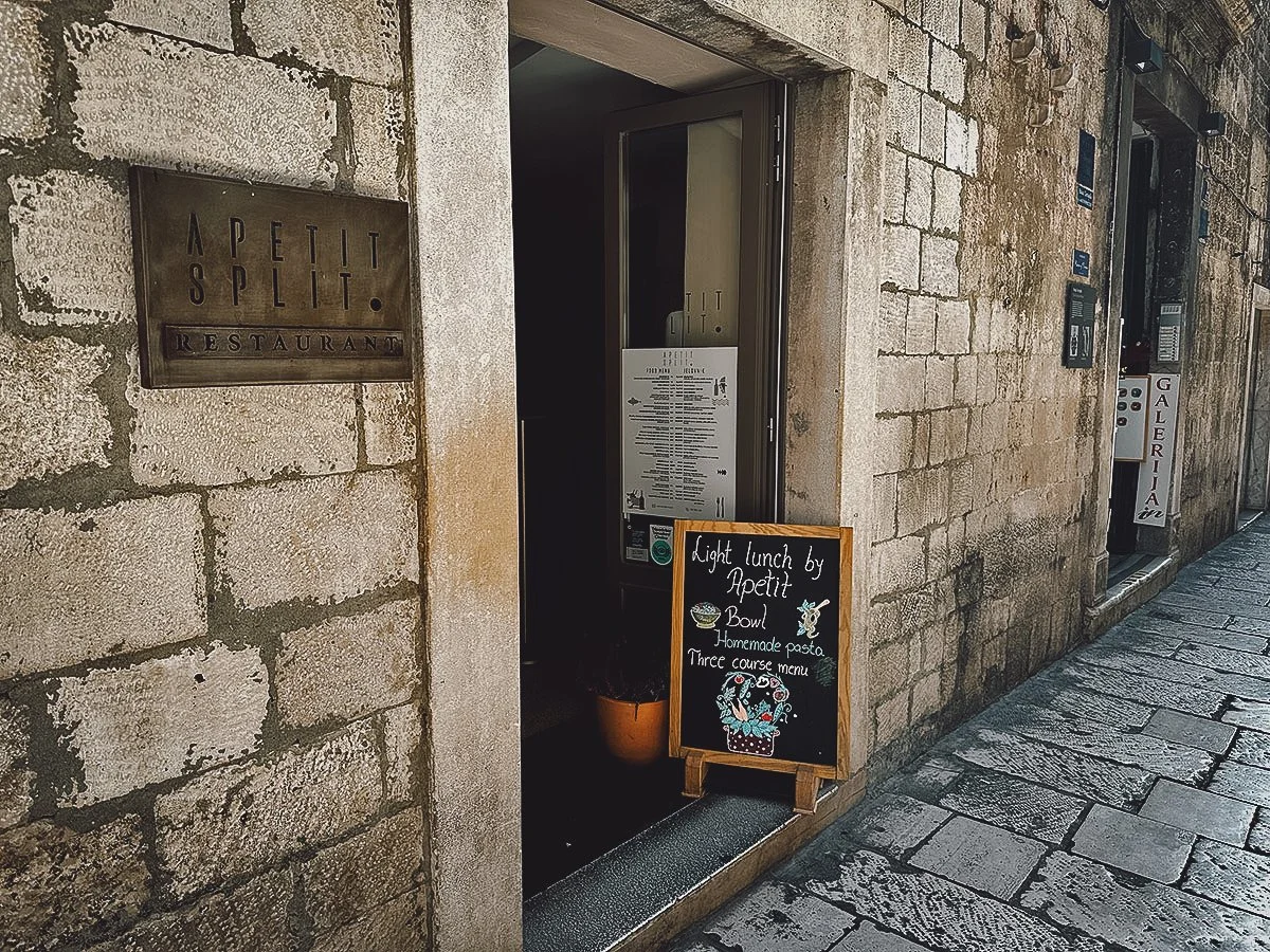 The Best Restaurants in Split Apetit restaurant in Split
