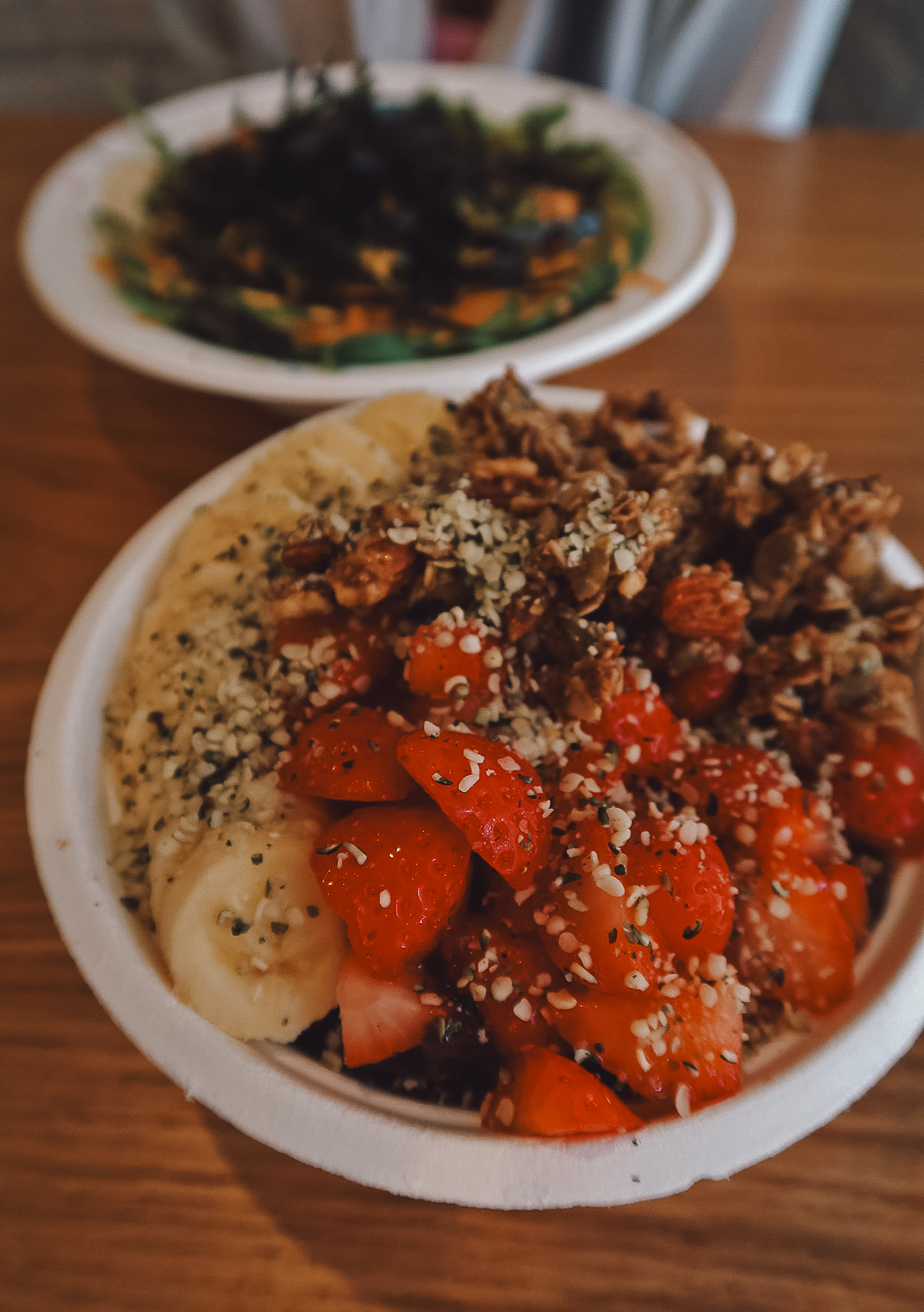 Acai bowl at a restaurant in Split