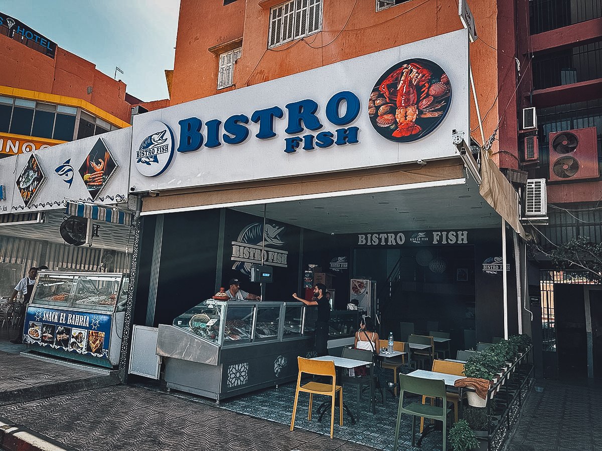 Bistro Fish restaurant in Marrakech