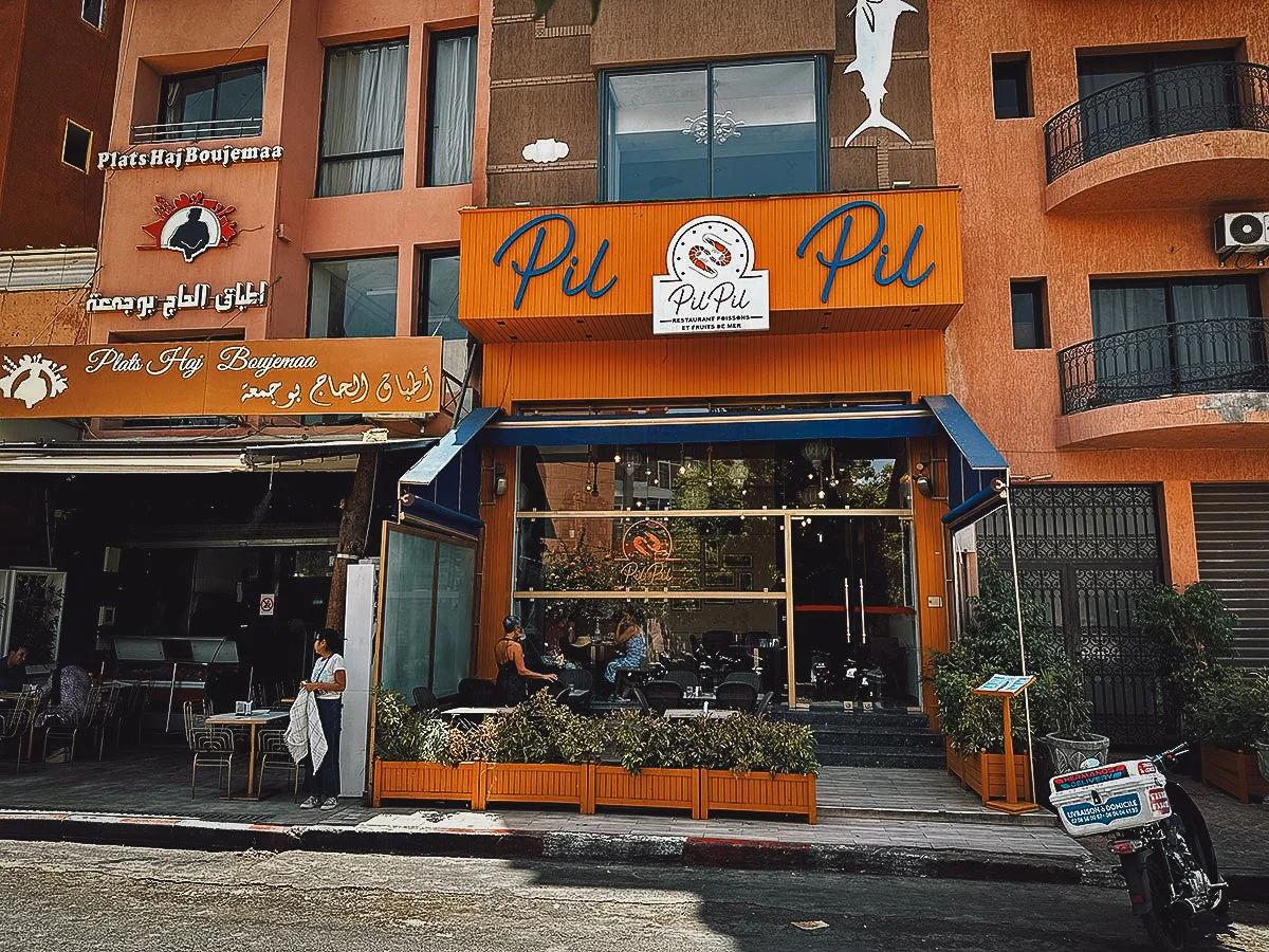 PilPil restaurant in Marrakech