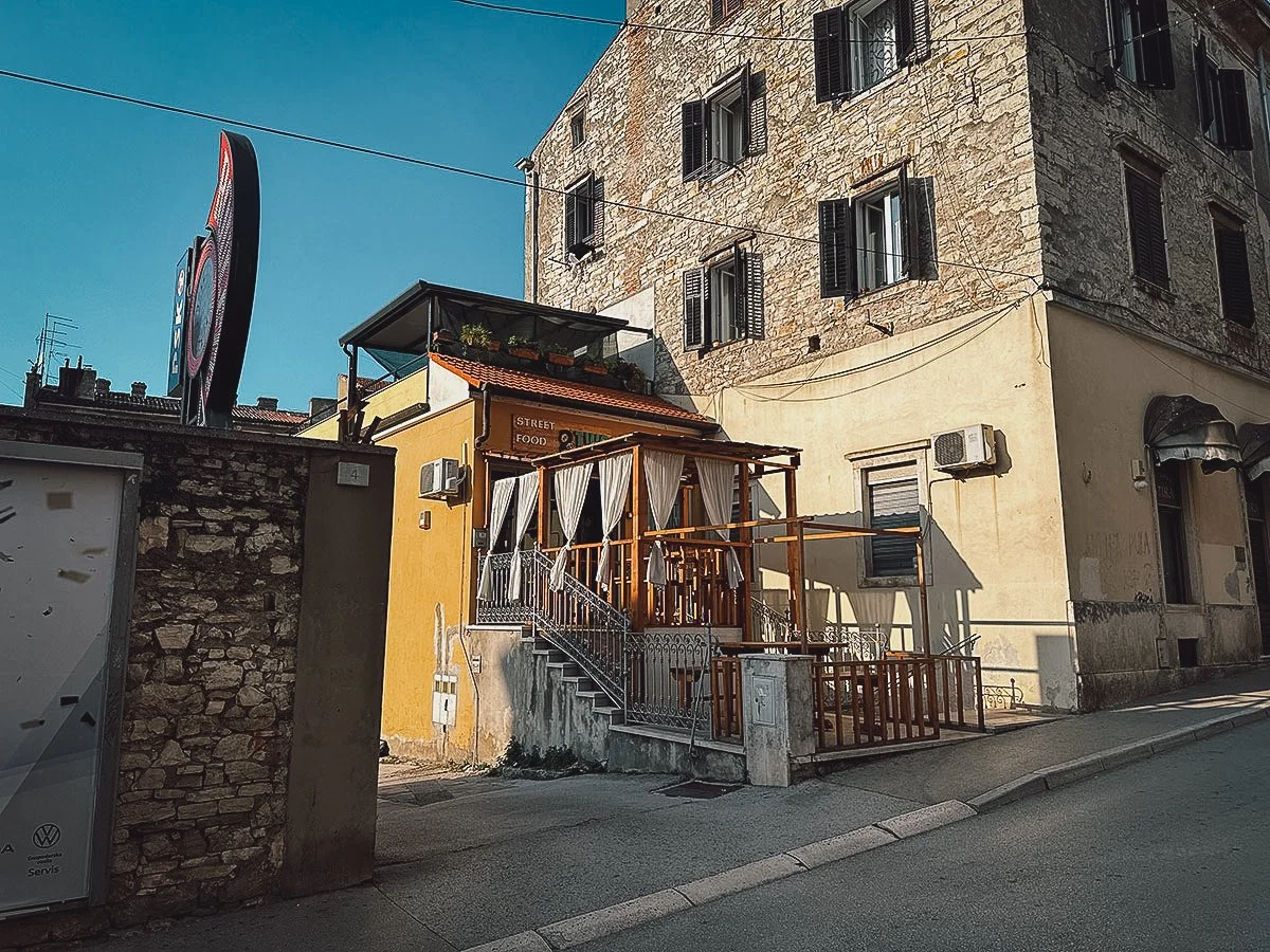 Street Food Two restaurant in Pula, Croatia