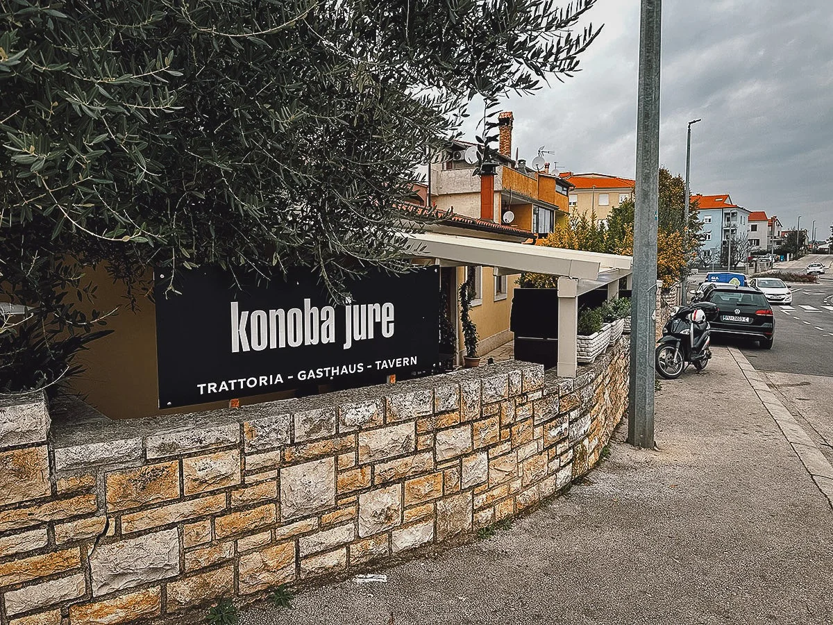 Konoba Jure restaurant in Rovinj, Croatia