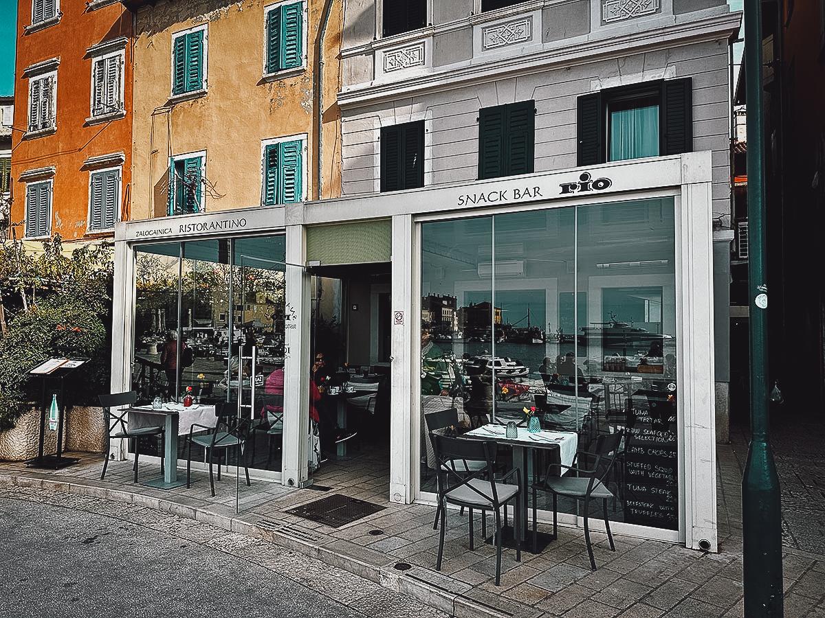 Snack Bar Rio restaurant in Rovinj, Croatia