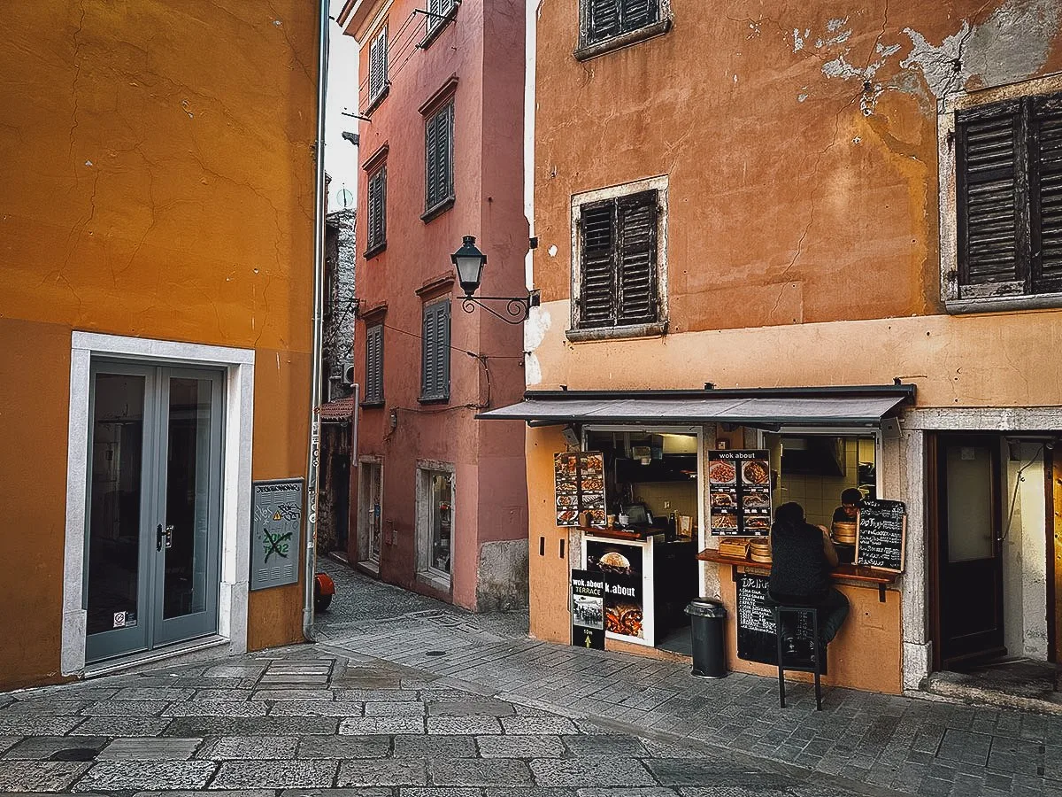 Wok About restaurant in Rovinj, Croatia