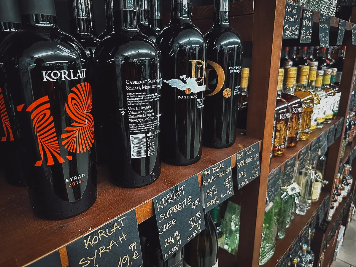The Best Restaurants in Zadar Wines at Gligora in Zadar, Croatia