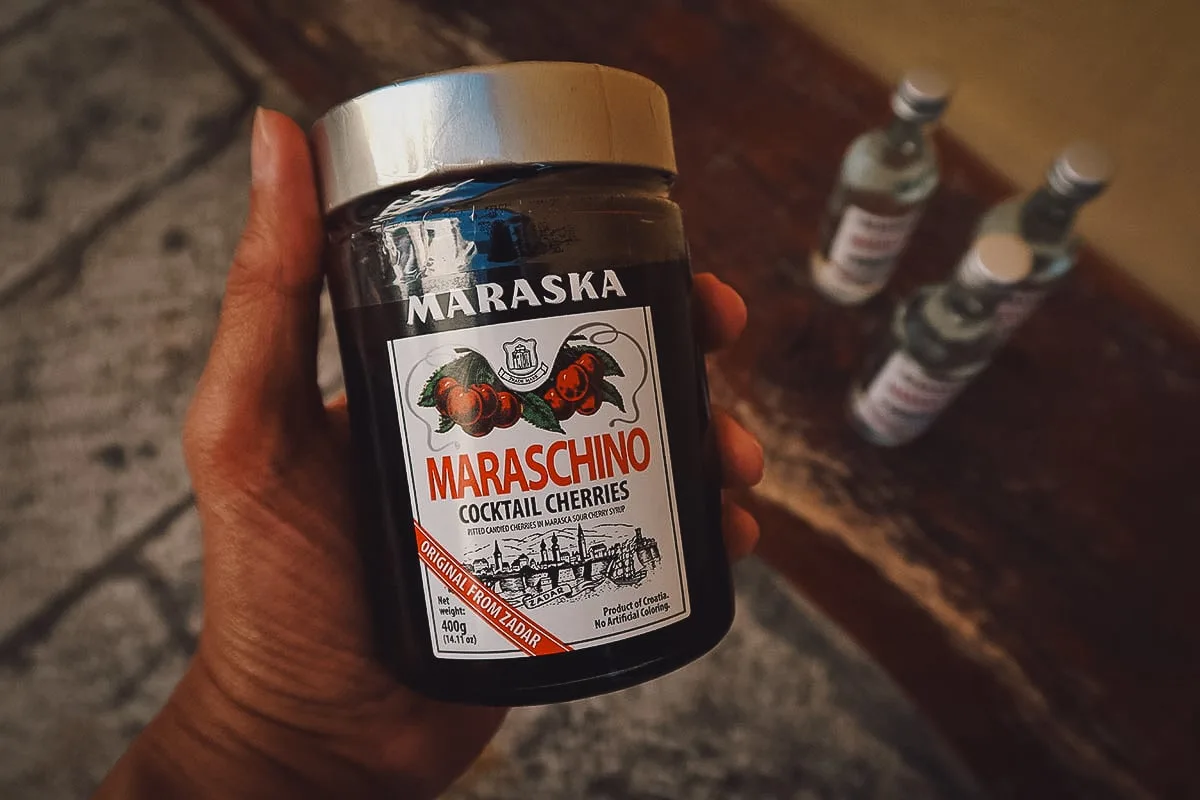 The Best Restaurants in Zadar Maraschino cherries from a store in Zadar