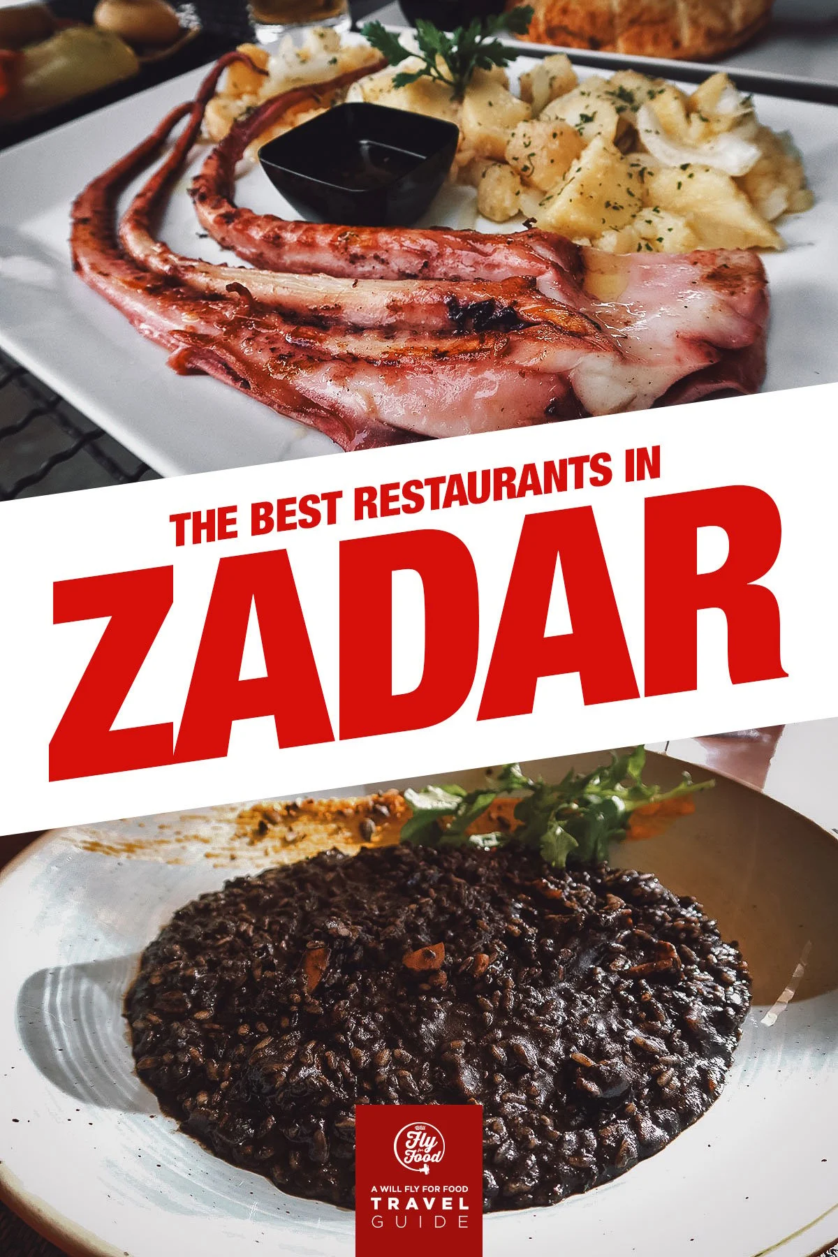 Croatian dishes at restaurants in Zadar