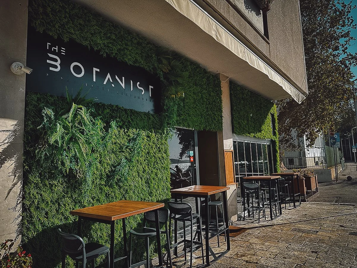 The Botanist restaurant in Zadar, Croatia
