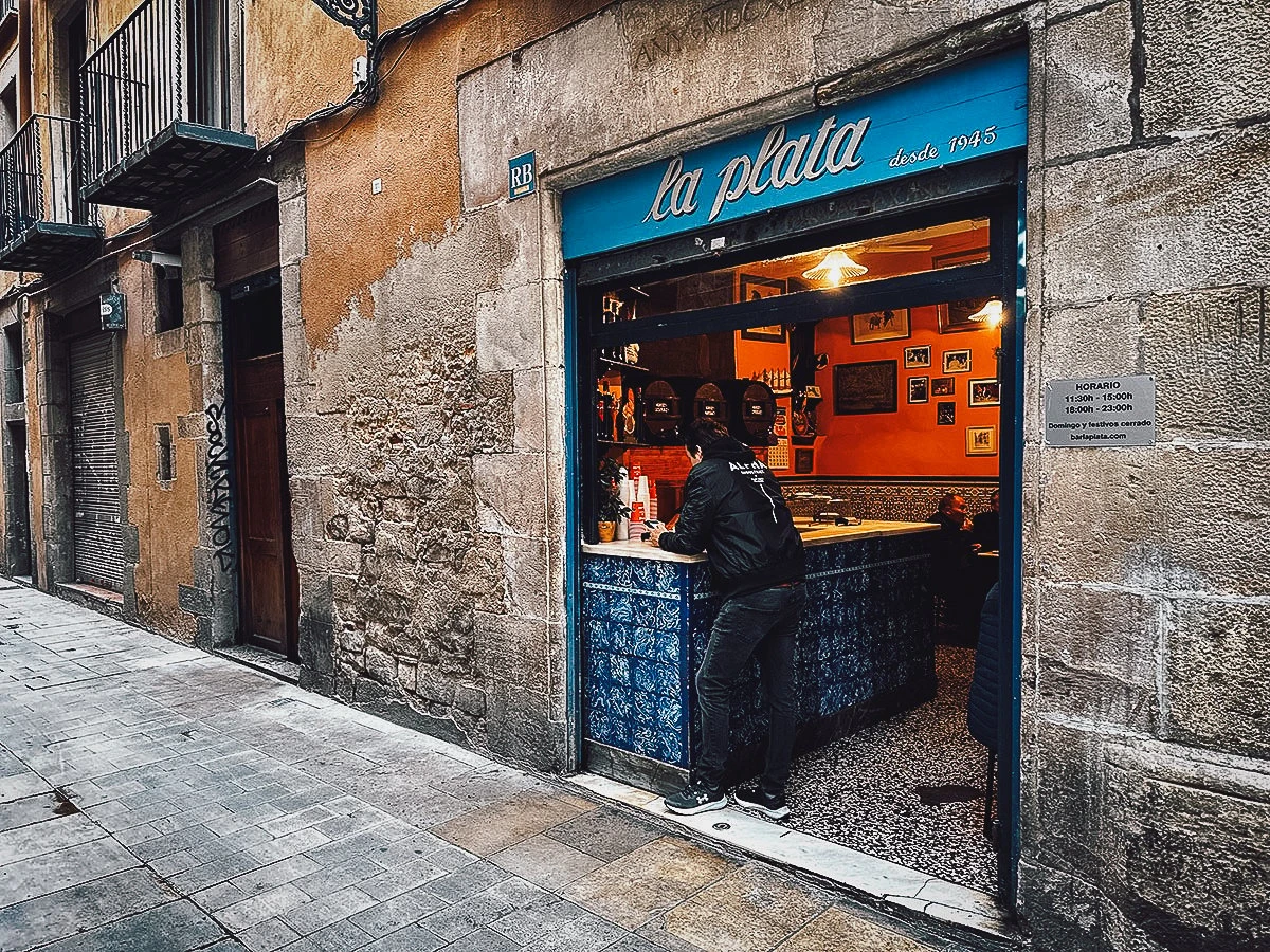 La Plata restaurant in Barcelona, Spain