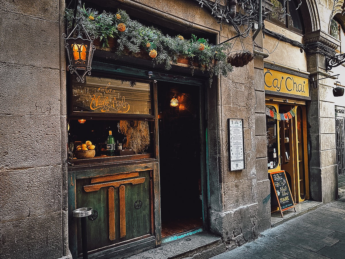 La Alcoba Azul restaurant in Barcelona, Spain