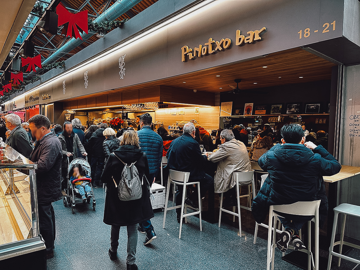 Pinotxo restaurant in Barcelona, Spain