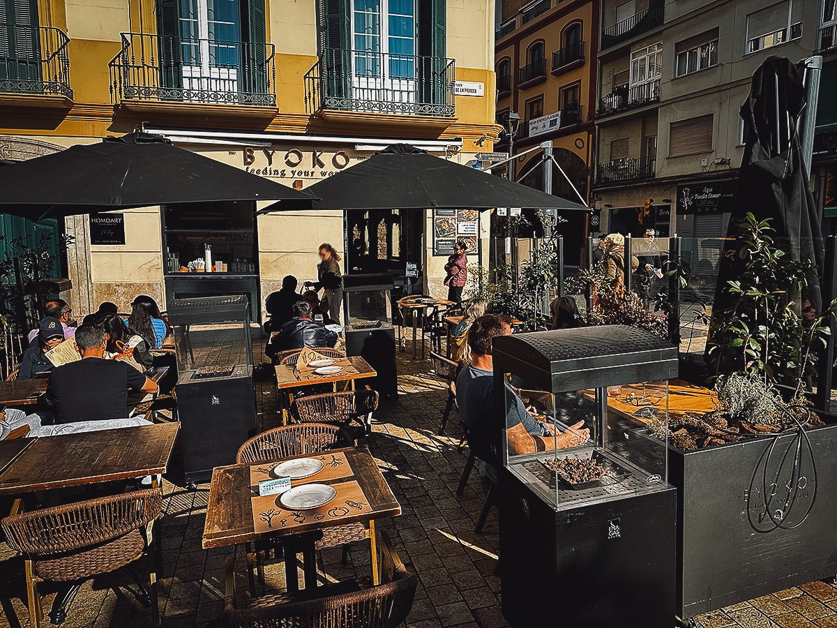 Byoko restaurant in Malaga, Spain