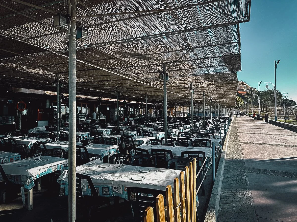 El Tintero restaurant seating area