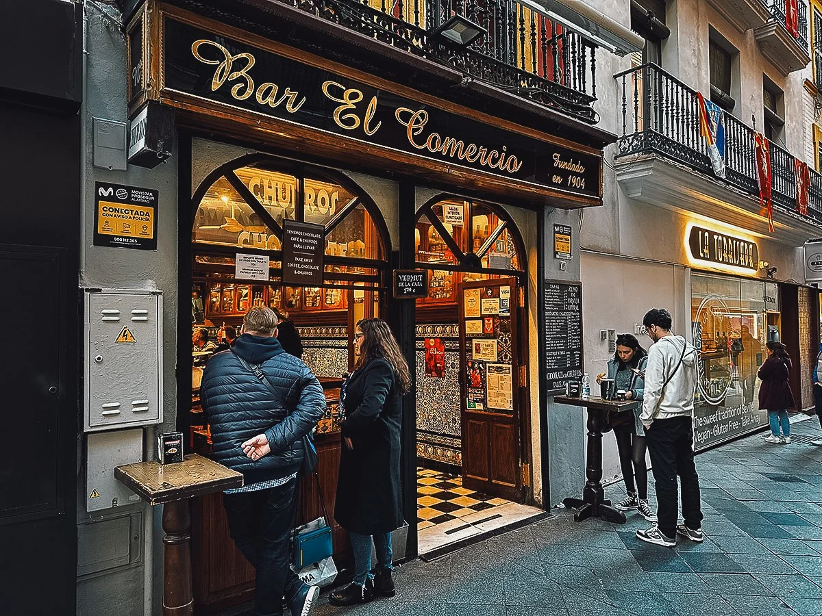 Bar El Comercio restaurant in Seville, Spain