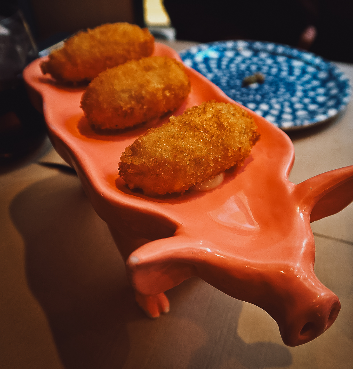 Croquettes at a restaurant in Seville