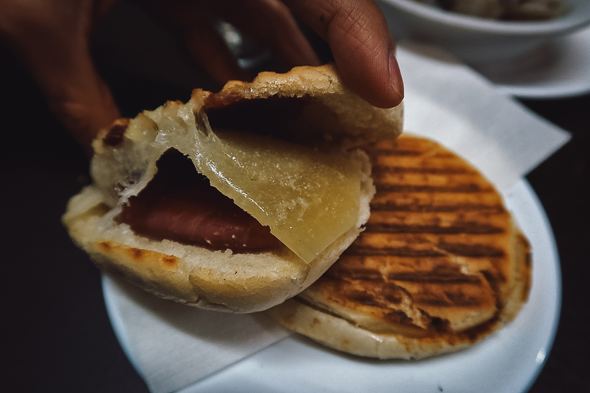 Montadito at a restaurant in Seville