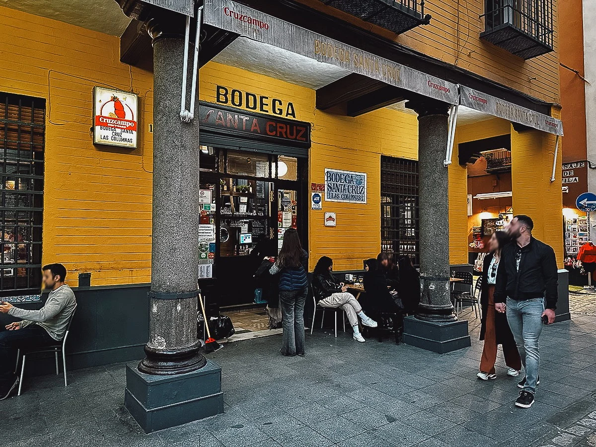 Bodega Santa Cruz restaurant in Seville