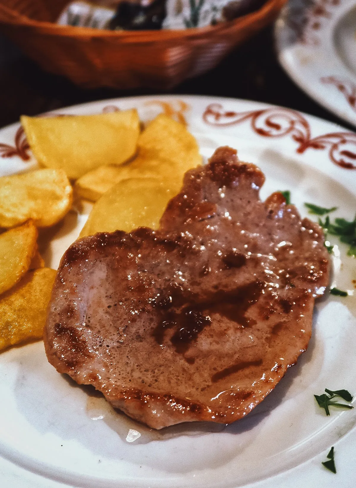 Solomillo at a restaurant in Seville