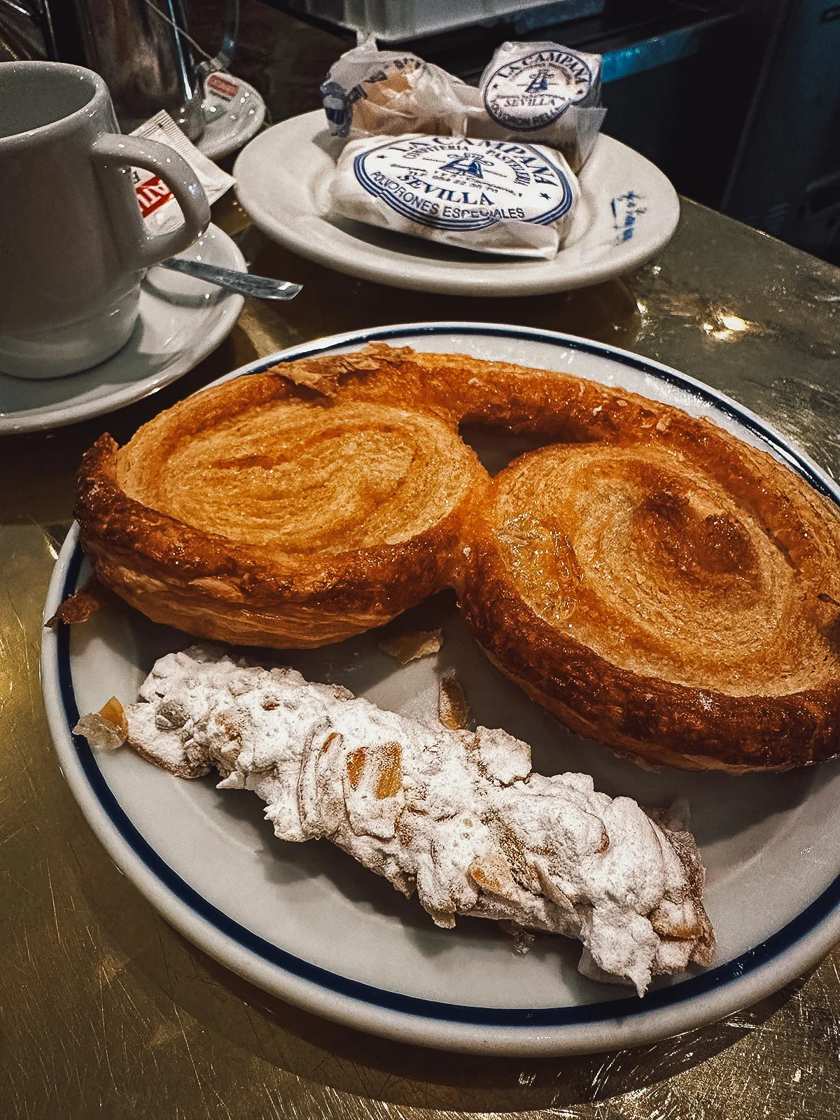 Palmera at a restaurant in Seville