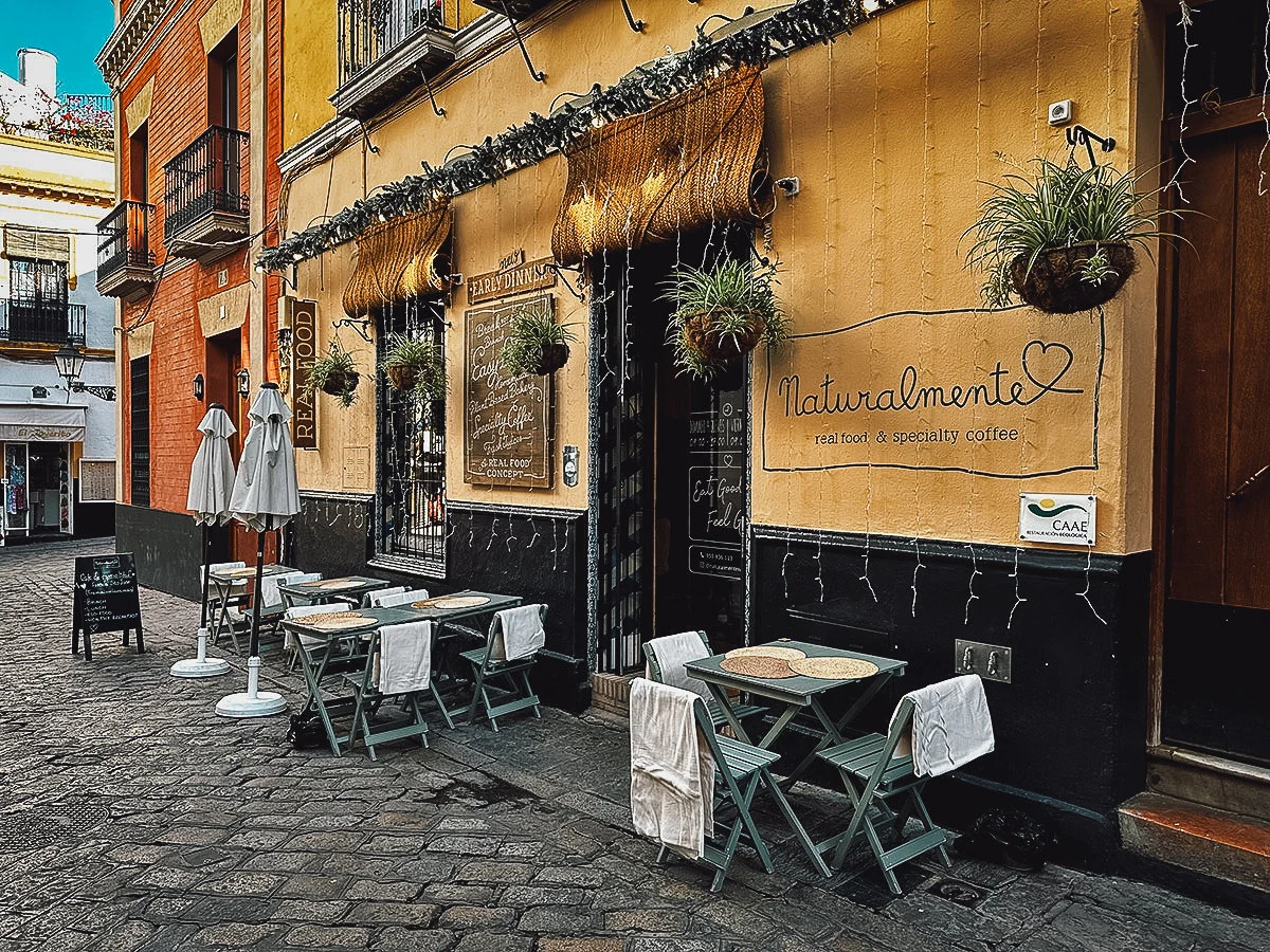 Naturalmente restaurant in Seville, Spain