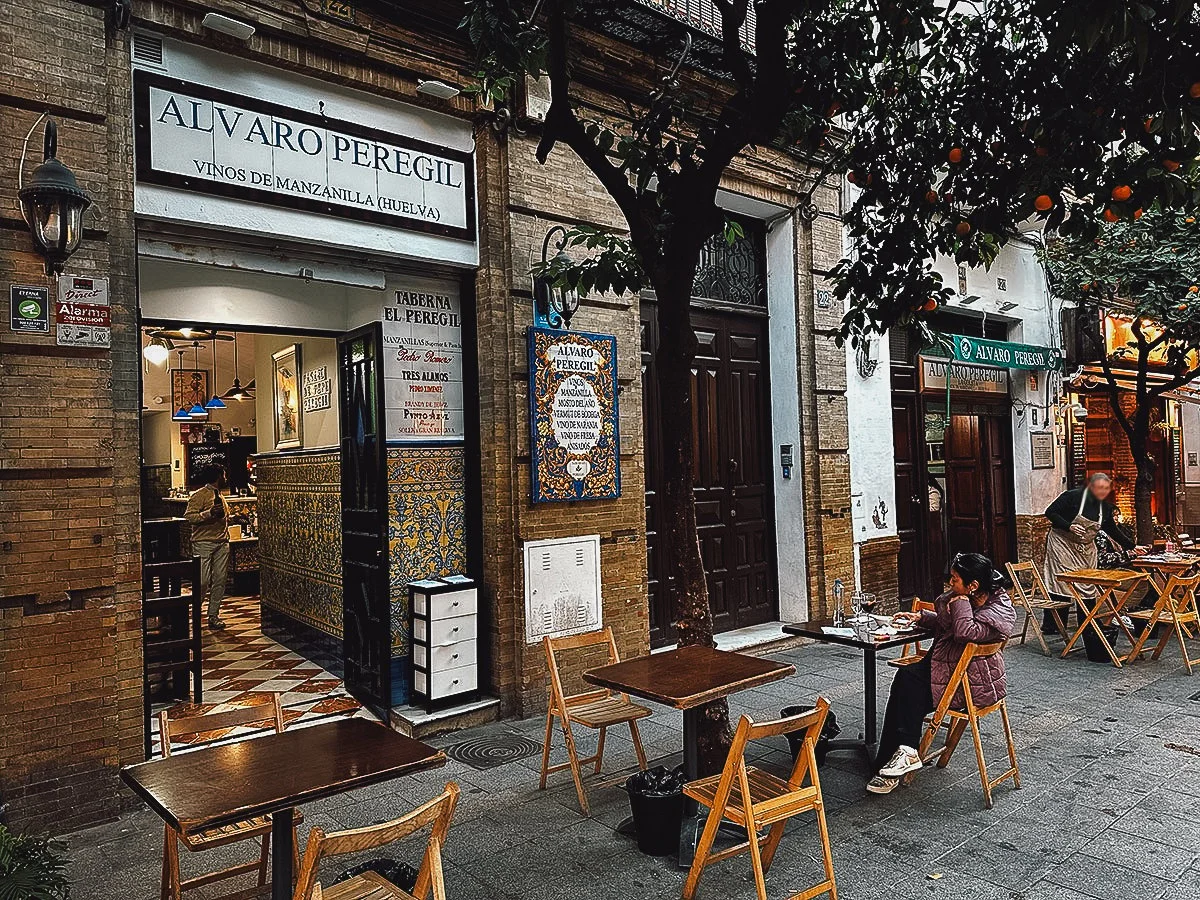 Taberna Alvaro Peregil restaurant in Seville