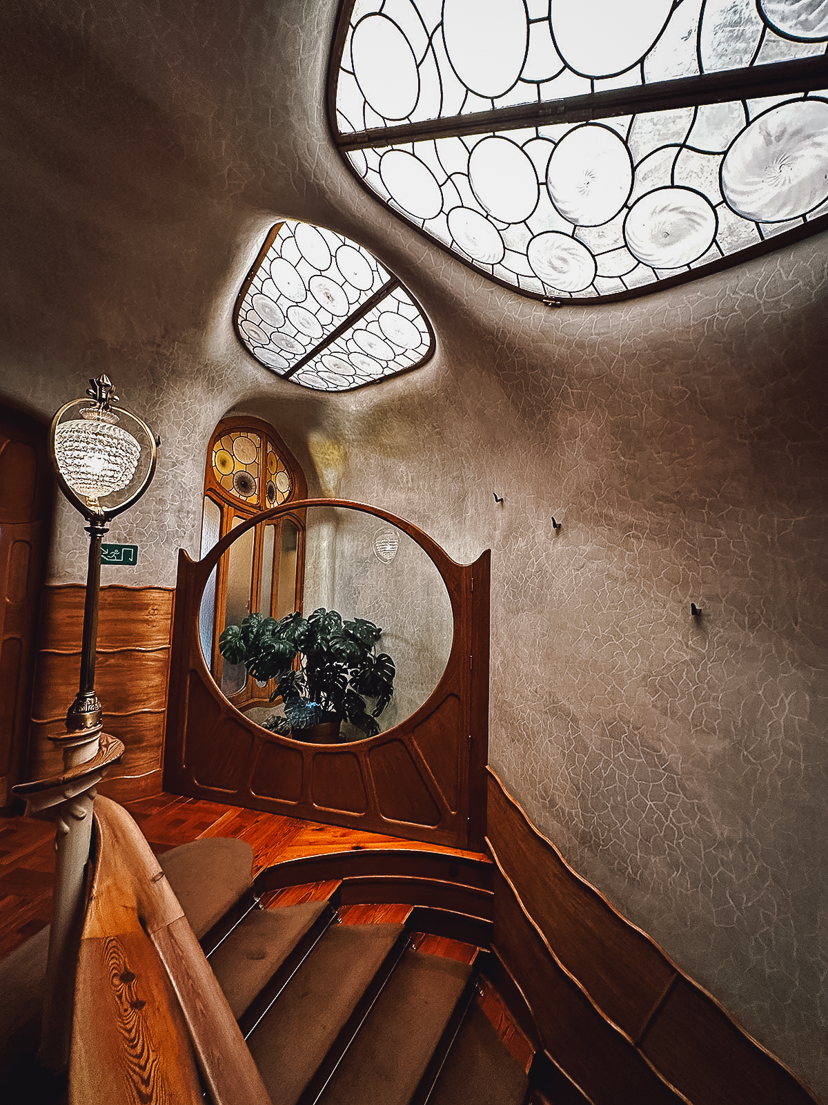 Windows at Casa Batllo in Barcelona