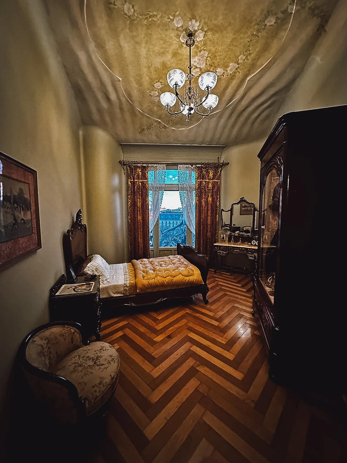 Room inside Casa Mila in Barcelona