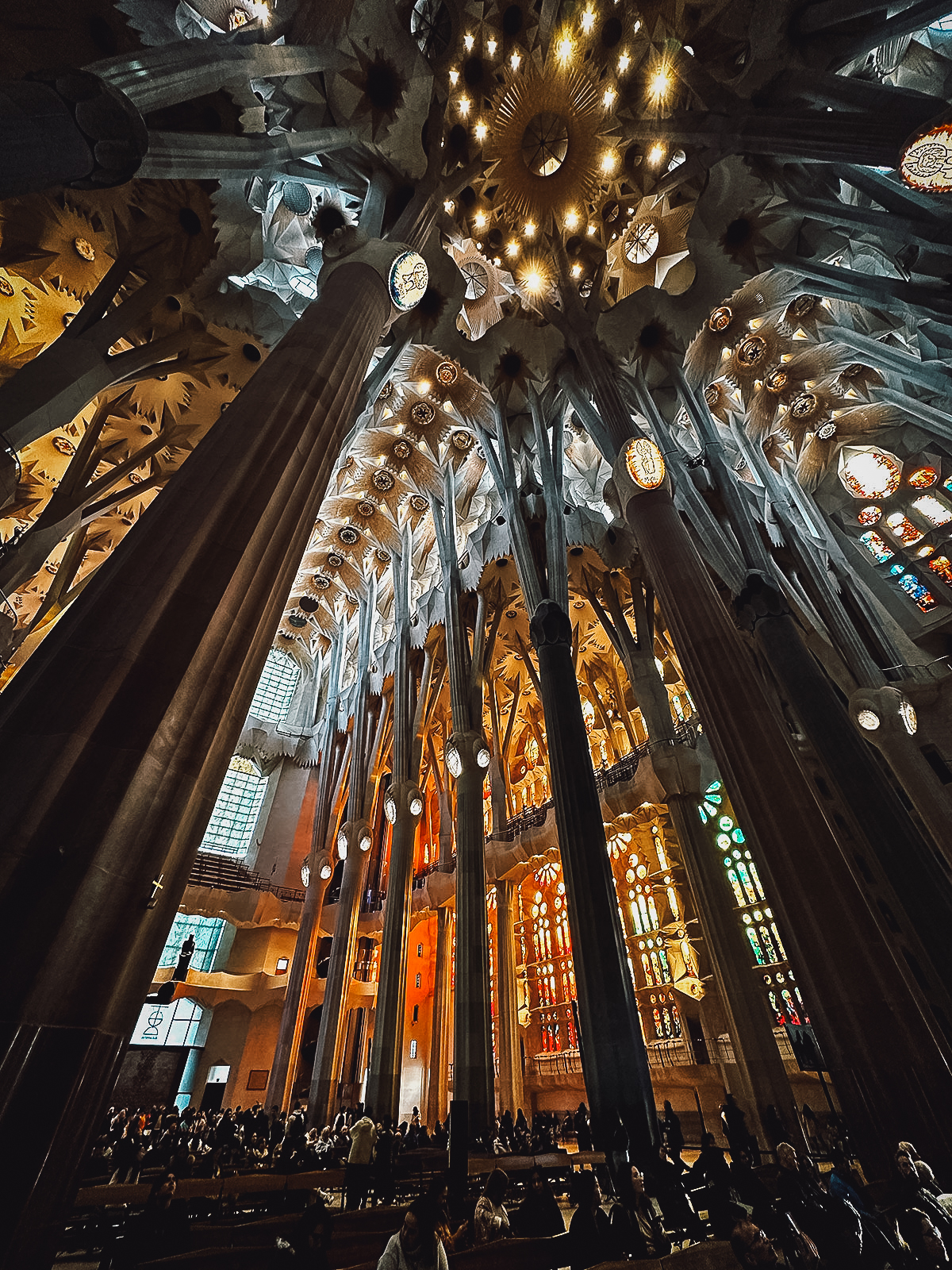 Inside the church