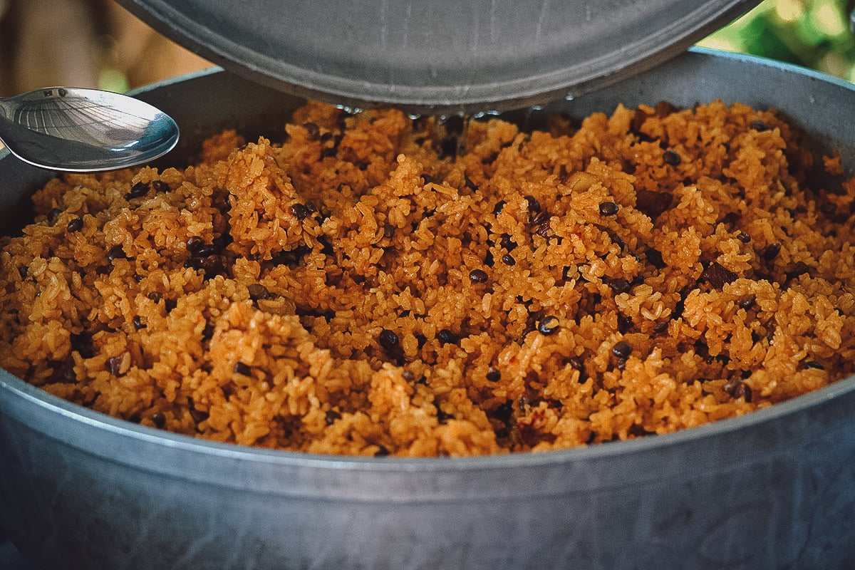 Puerto Rican arroz con gandules