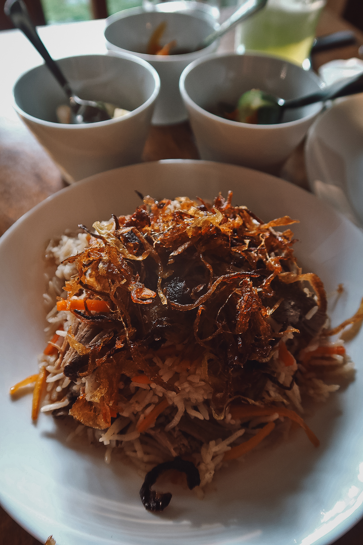 Yarkhandi pulao at The Wild Yak