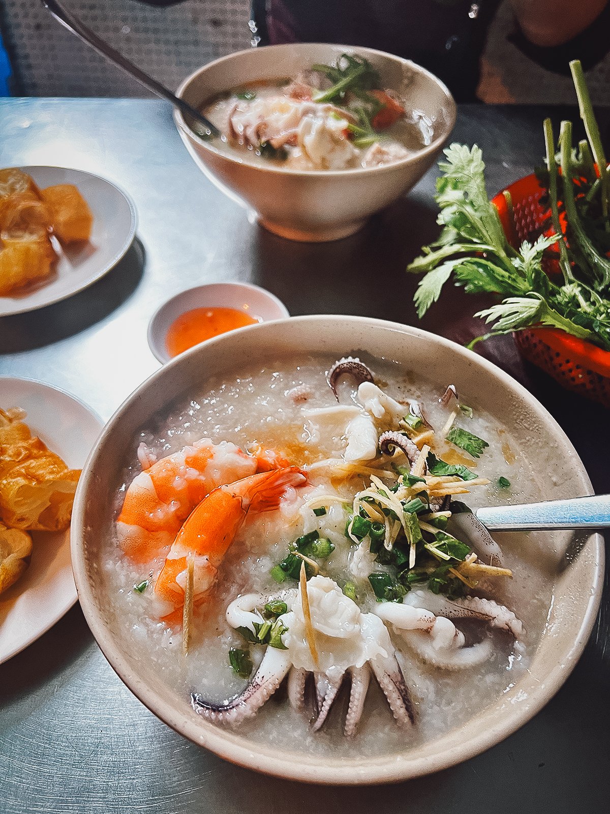 Hidden Eateries in Saigon's Chinatown Seafood porridge