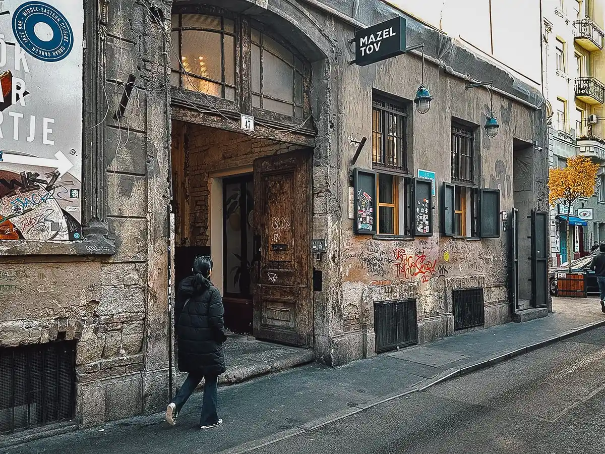 Mazel Tov restaurant exterior