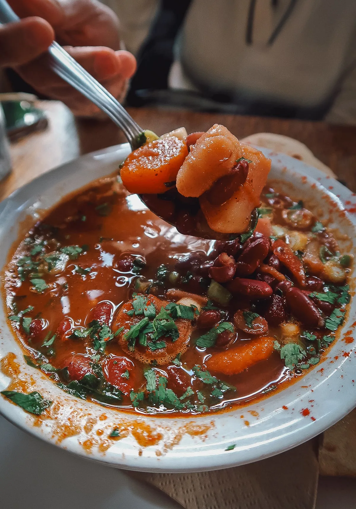 Bean goulash from Szabad