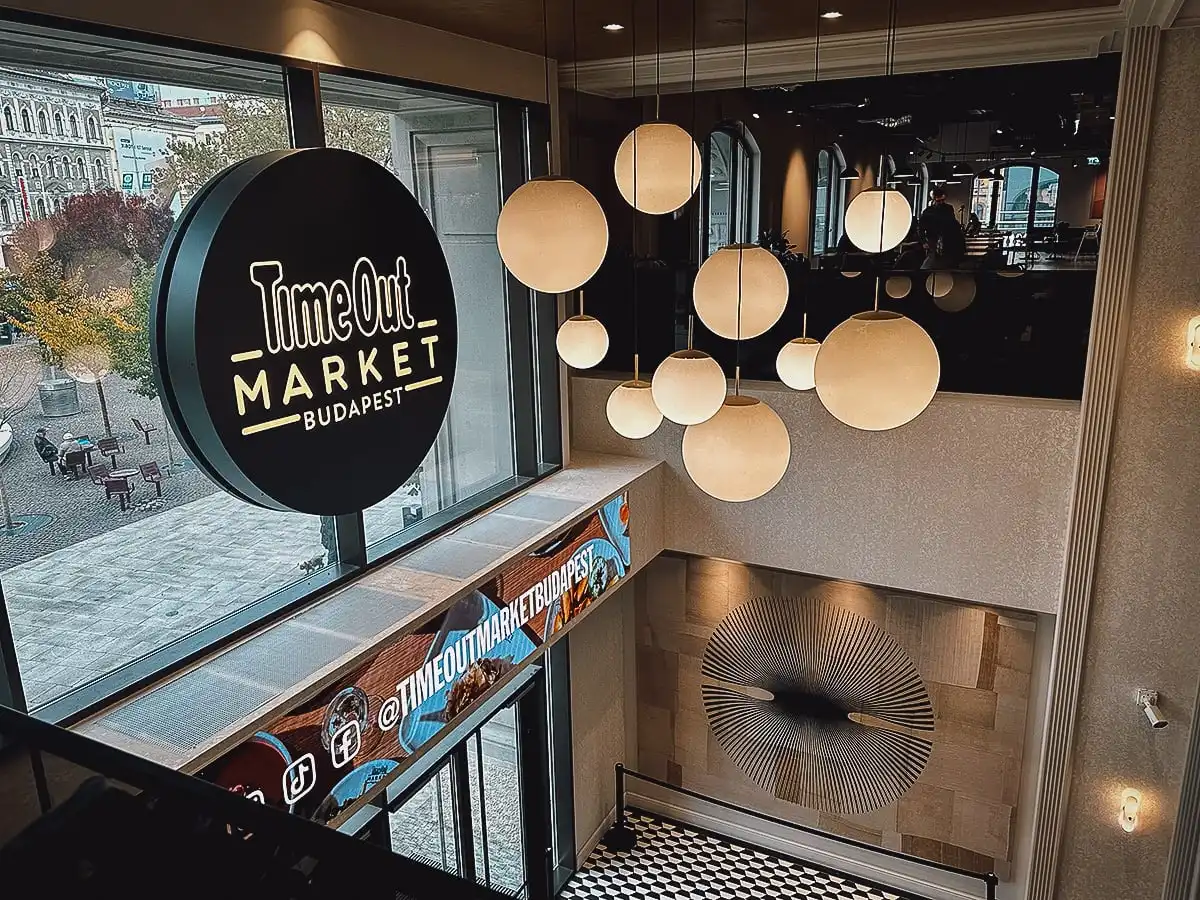Time Out Market Budapest sign