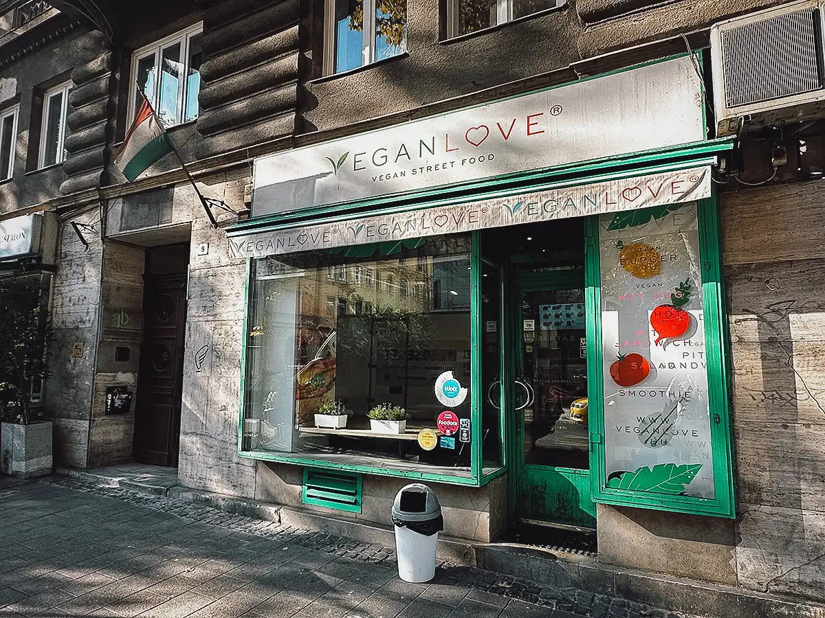 Vegan Love restaurant exterior