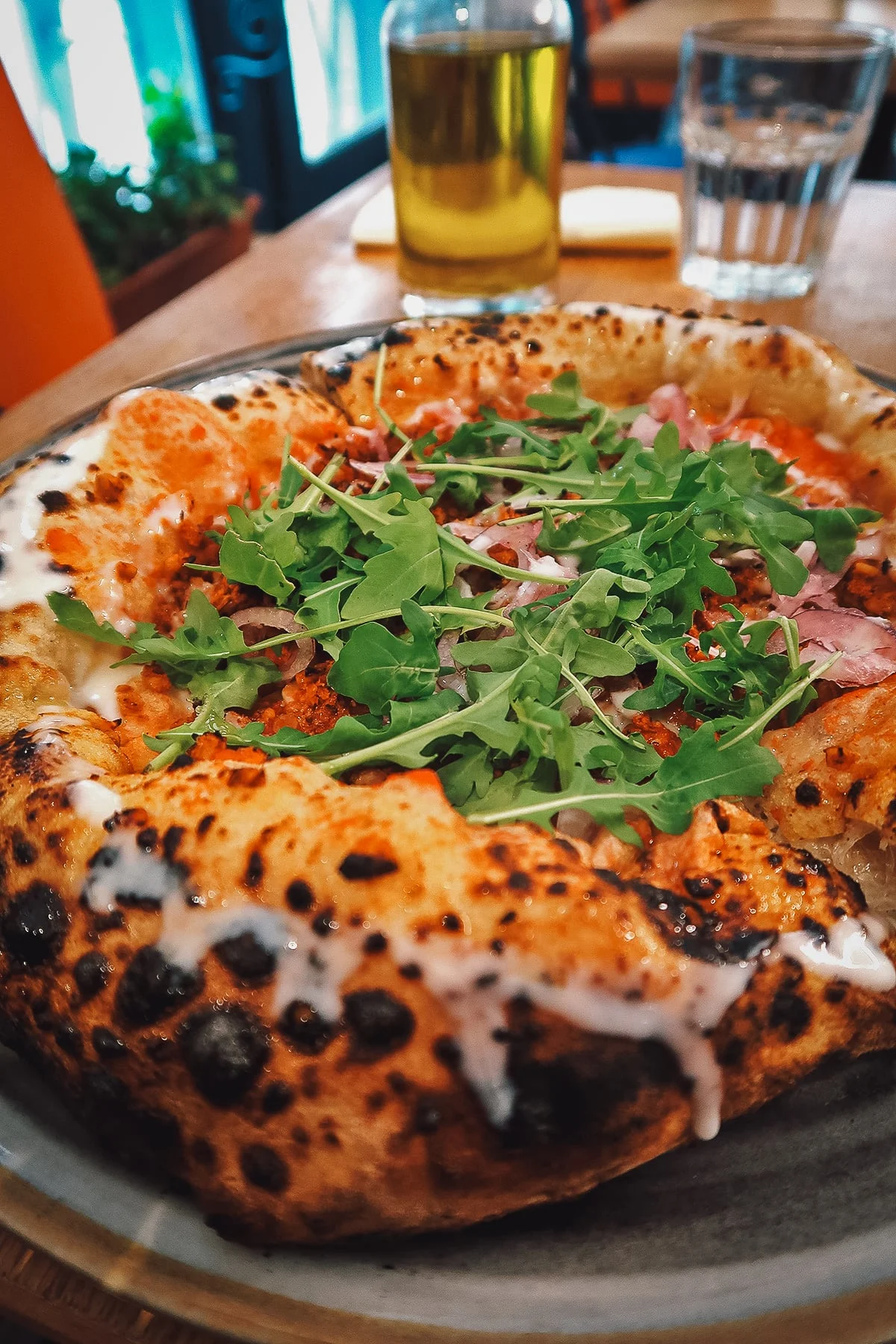 Plant-based pizza from Vegazzi