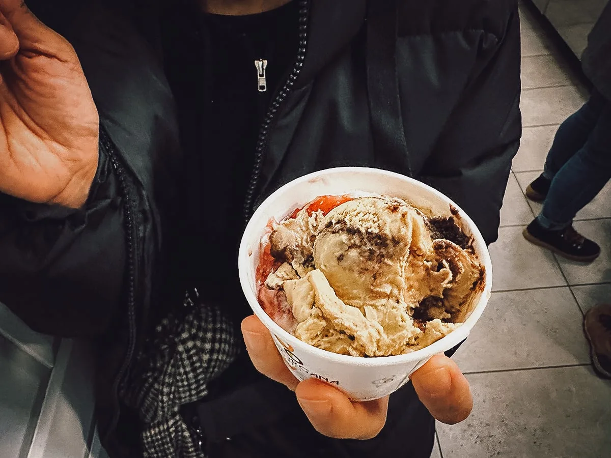 Pasta Cooking Class in Rome Cup of gelato