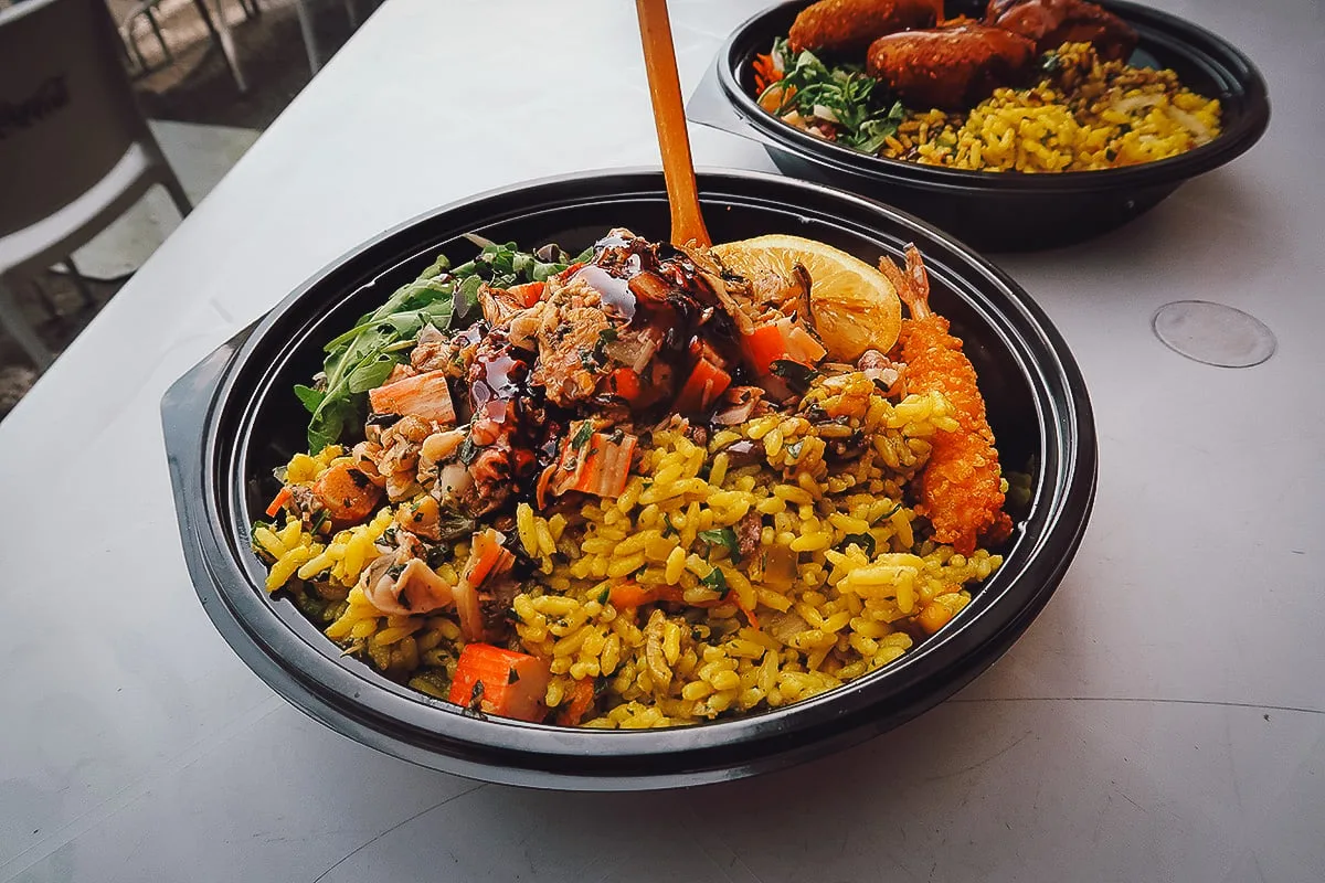 Malta Restaurant Guide Salad bowls at Fuli Kiosk