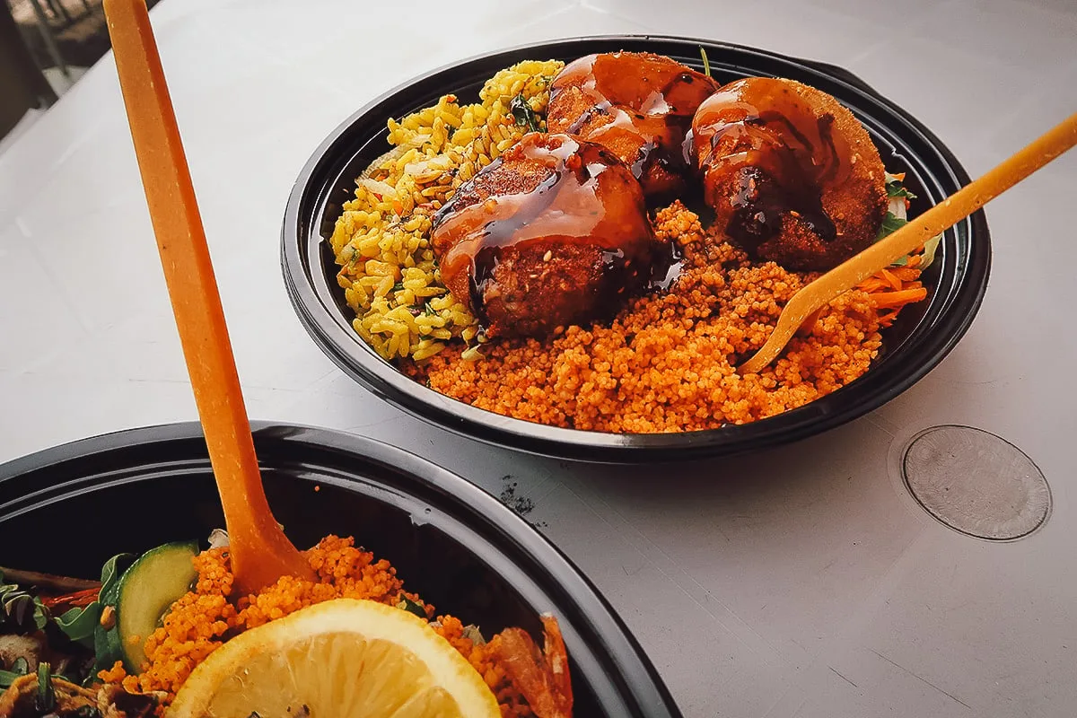 Malta Restaurant Guide Salad bowls at Fuli Kiosk