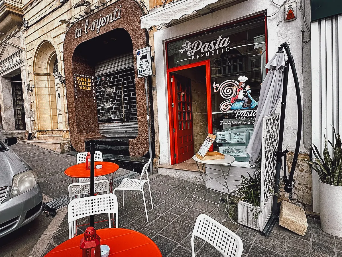 Pasta Republic restaurant exterior
