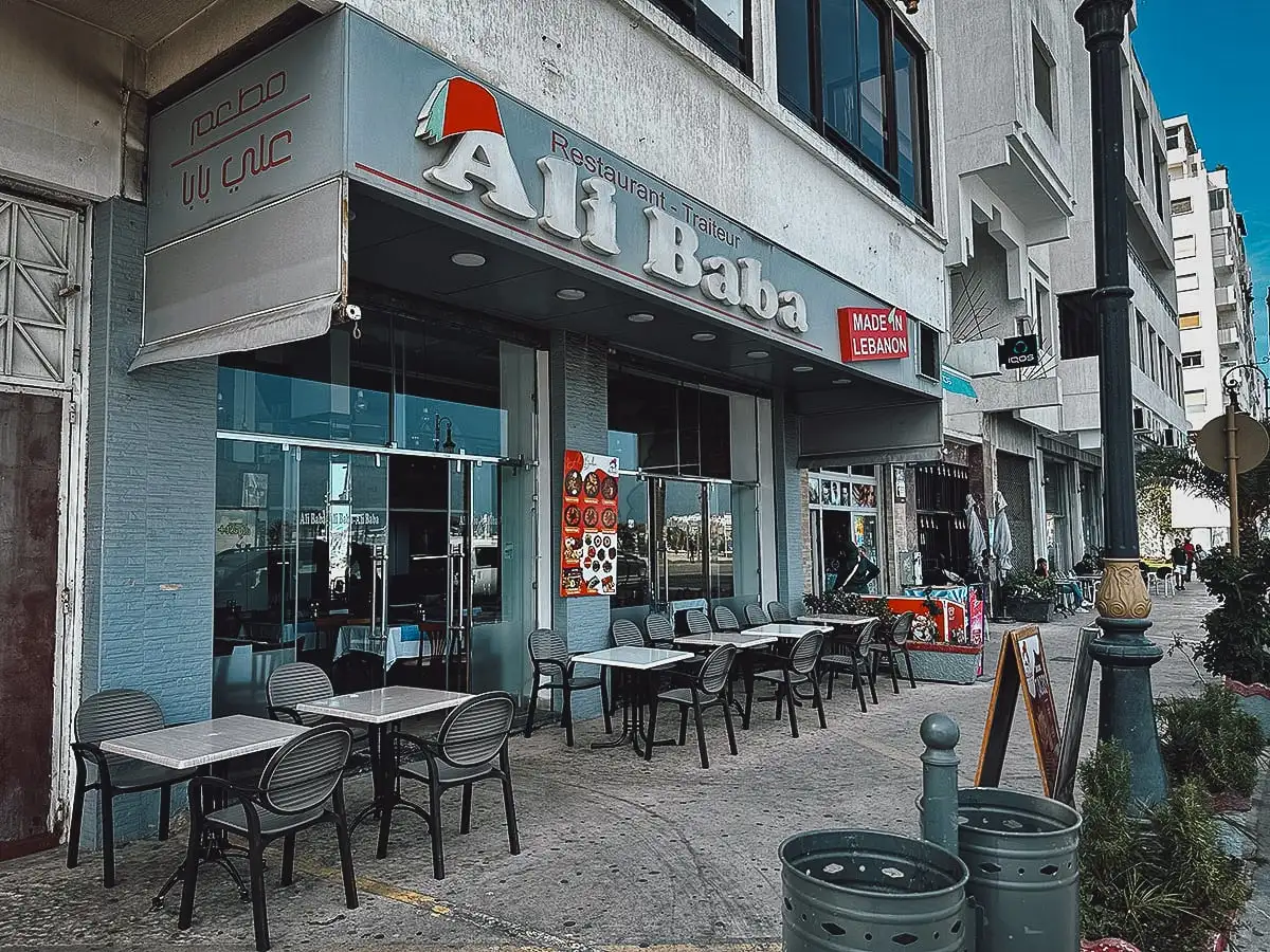 Ali Baba restaurant exterior