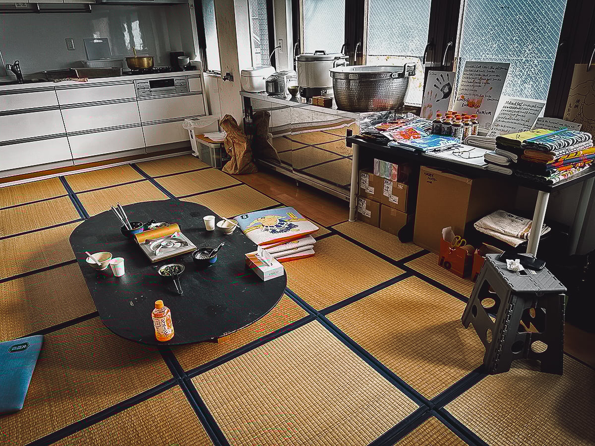 Sumo Experience in Tokyo Sumo stable kitchen