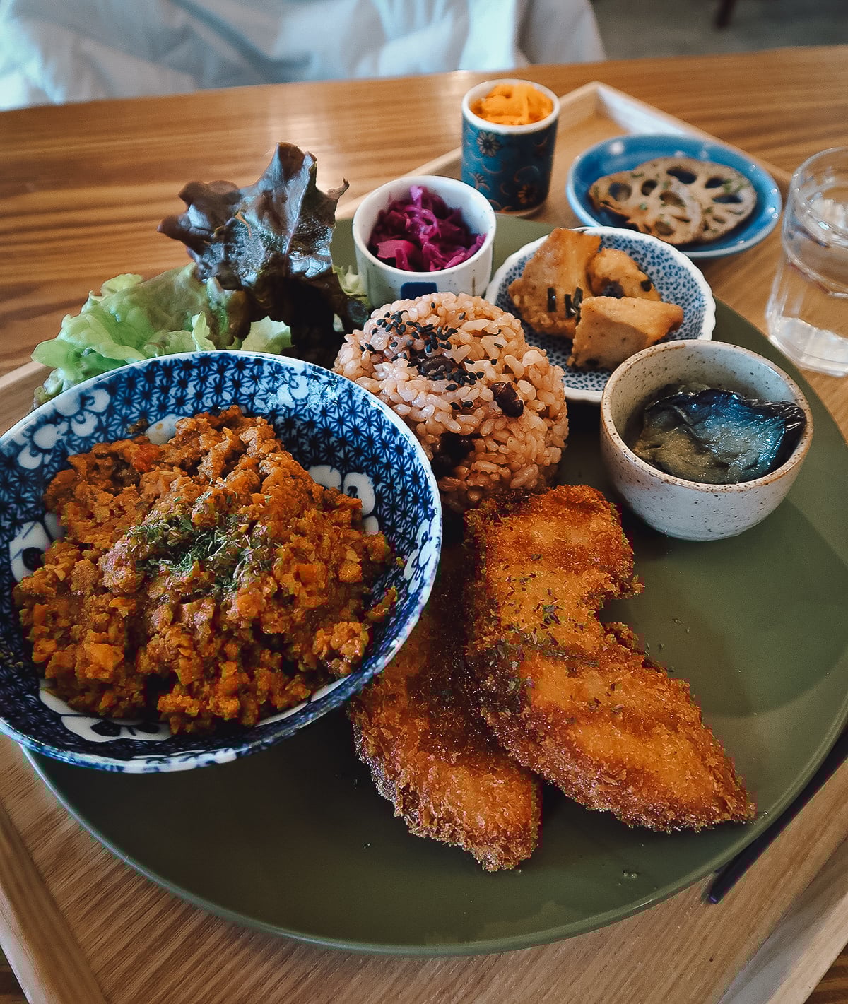 Vegan Restaurants in Tokyo, Japan Plant-based set meal at Coret