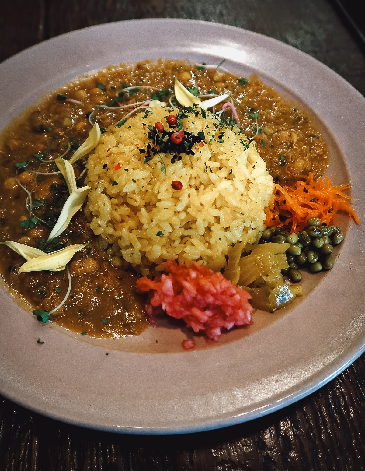 Vegan Restaurants in Tokyo, Japan Vegan curry at Planet of Curry